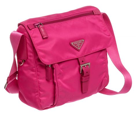 prada nylon pink|prada black nylon crossbody bag.